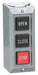 ControlStation Feed-Thru 3Buttons Blk/Rd