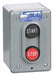 ControlStation Dead-End 2Buttons Blk/Red
