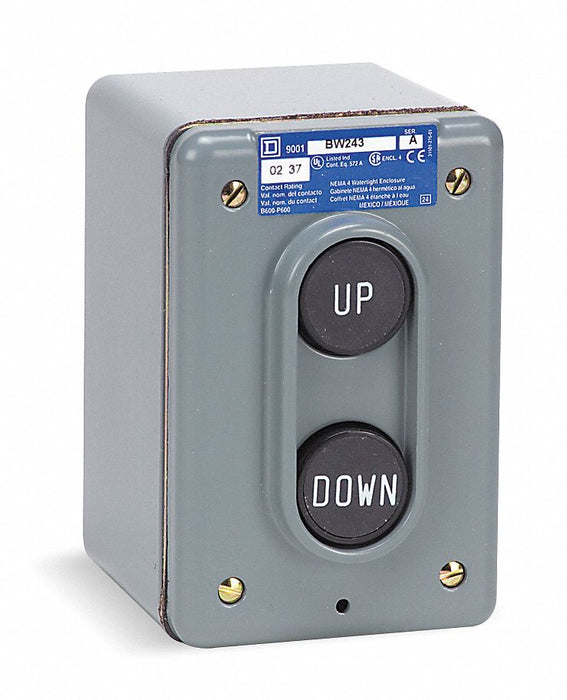 ControlStation Dead-End 2Buttons Blk