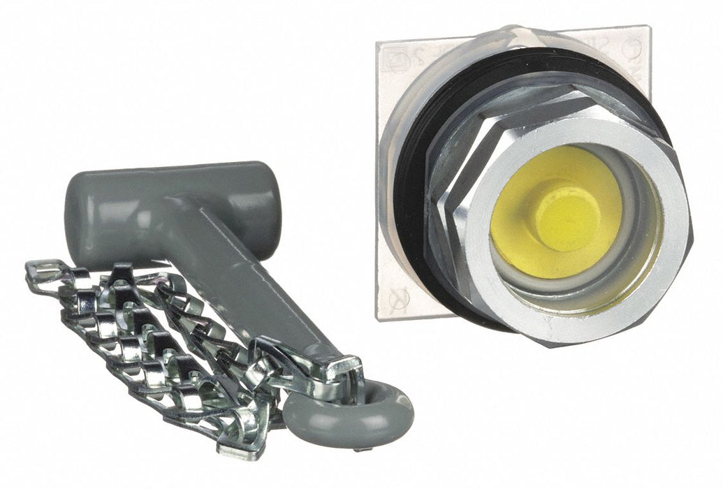 Emergency Stop Push Button Yellow 30mm