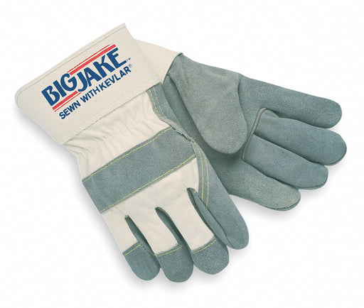 D1583 Leather Palm Gloves White L PR