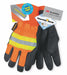 D1705 Leather Gloves Black/Orange M PR