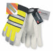 D1707 Leather Gloves L Hi Vis Yellow PR