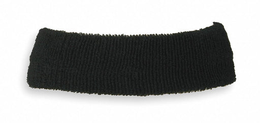 HeadSweatband Black Universal Terrycloth