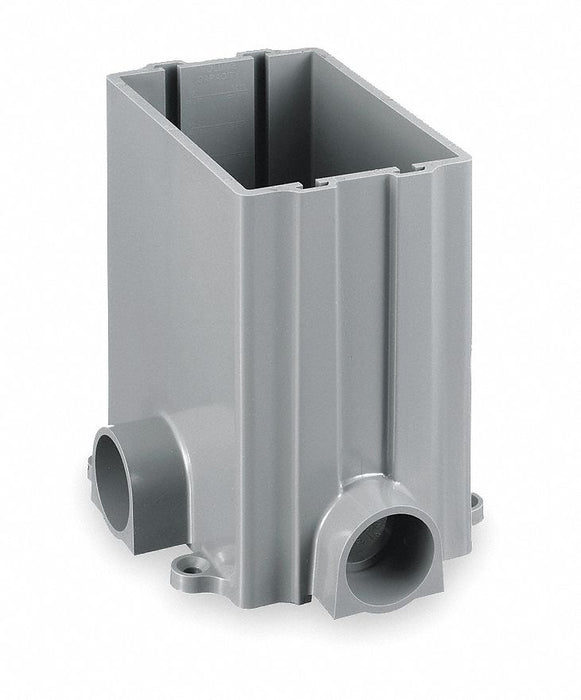 Floor Box PVC Rectangular 1-Gang