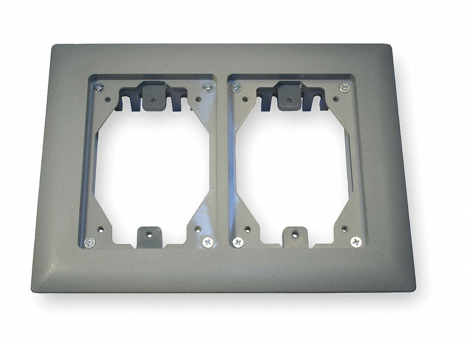 Floor Box Carpet Flange 2-Gang