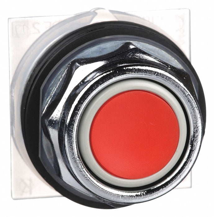H4518 Flush Push Button Red Non-Illum 30mm