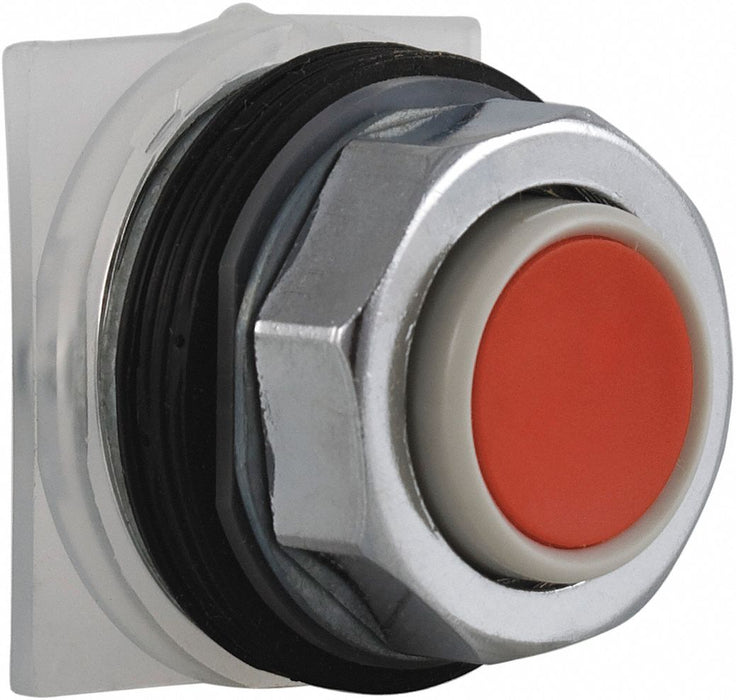 H4518 Flush Push Button Red Non-Illum 30mm