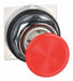 MushroomHeadPushButton Red NonIllum 30mm