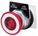 Mushroom Head Push Button Red LED 30mm