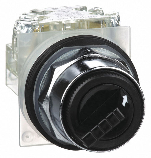 SelectorSwitch Non-Illum 2Pos 30mm Black