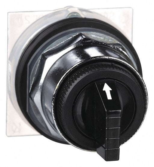 ShortHandleSelectorSwitch Blk 3Pos 30mm