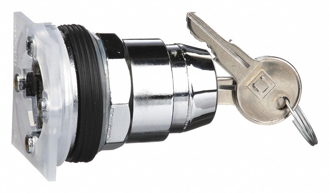 KeyedSelectorSwitch Chrome 3Pos 30mm