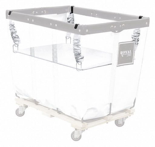 Basket Truck Spring Lift 10 bu white