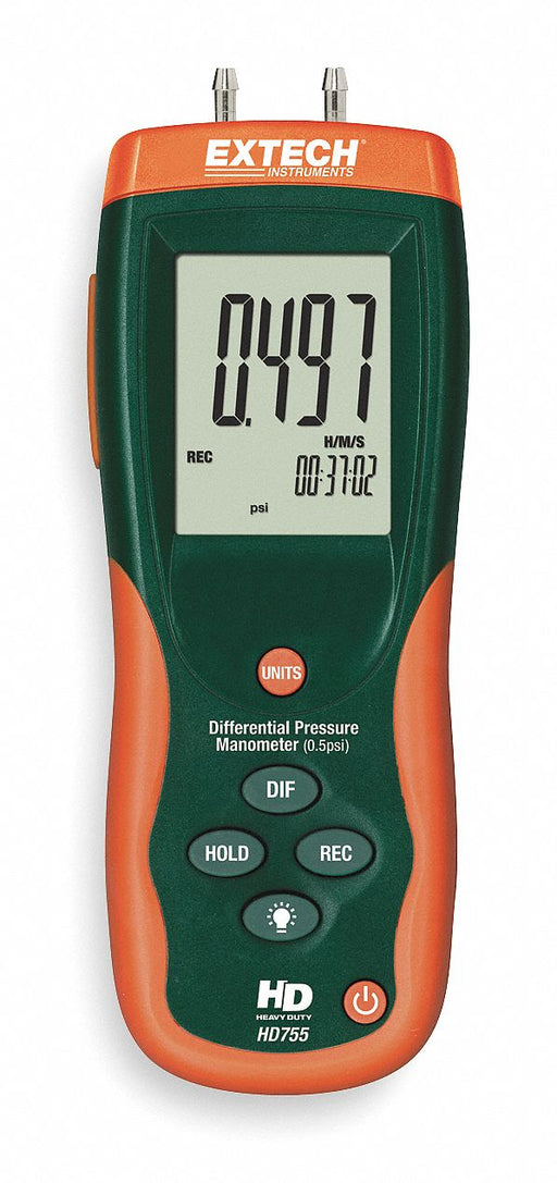 Digital Manometer 0 psi to 0.5 psi