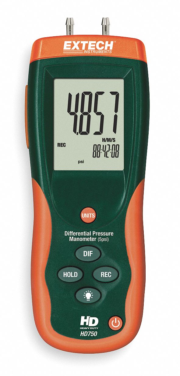 Digital Manometer 0 psi to 5 psi