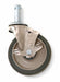 Swivel Stem Caster w/Brake Rubber 300 lb