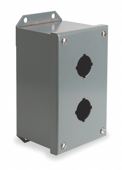 PushButtonEnclosure 30mm 2Holes Steel