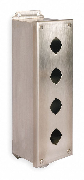 PushButtonEnclosure 30mm 4Holes SS