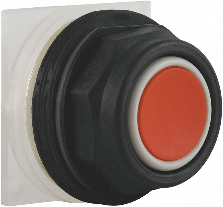 H4518 Flush Push Button Red Non-Illum 30mm