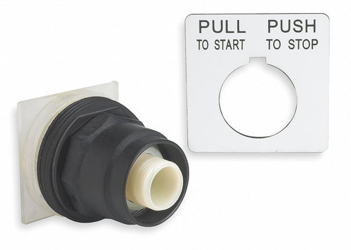 H4533 Mushroom Head Push Button Non-Illum 30mm