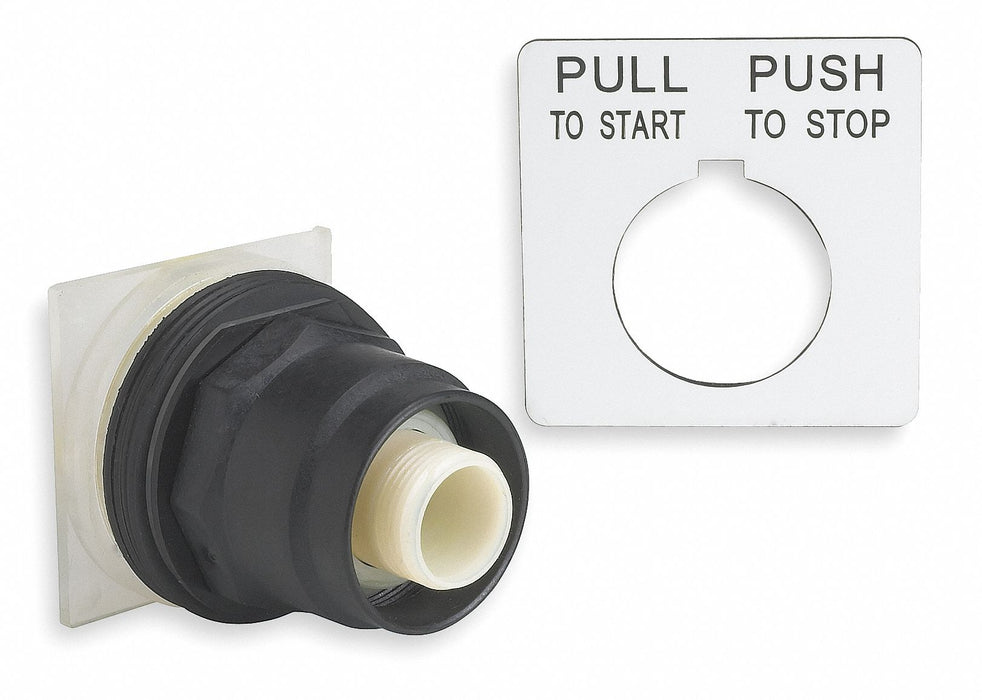 H4533 Mushroom Head Push Button Non-Illum 30mm