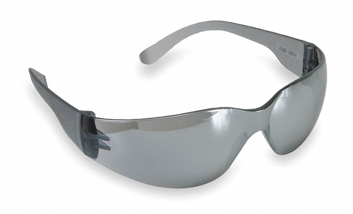 SafetyGlasses Gry Mirrored Gry/Silver