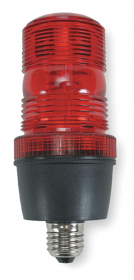 Warning Light Strobe Tube Red 120VAC
