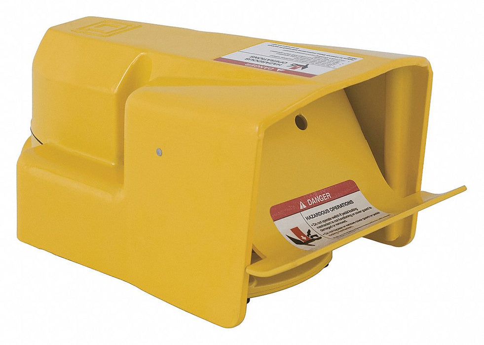 FootSwitch Yellow Steel SPST Momentary