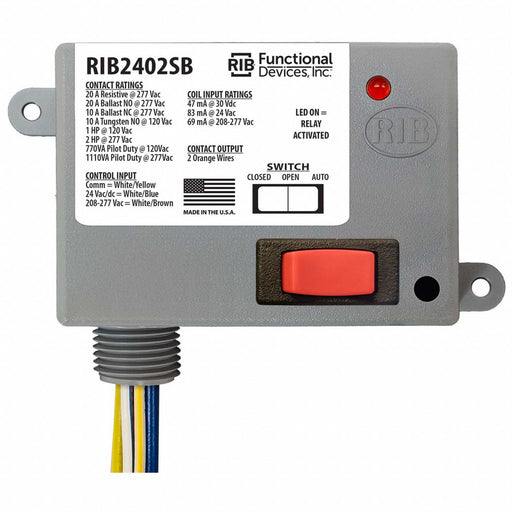 Pre-Wired Relay 277VAC SPST-NO 20A