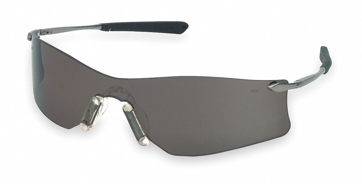 SafetyGlasses Gray Anti-Fog Black/Silver