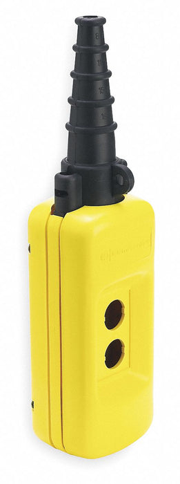 Pendant Enclosure 22mm 2 Holes Yellow