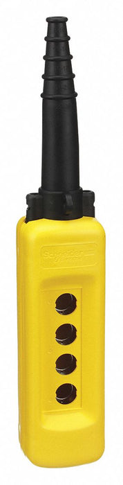 Pendant Enclosure 22mm 4 Holes Yellow