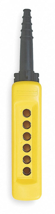 Pendant Enclosure 22mm 6 Holes Yellow
