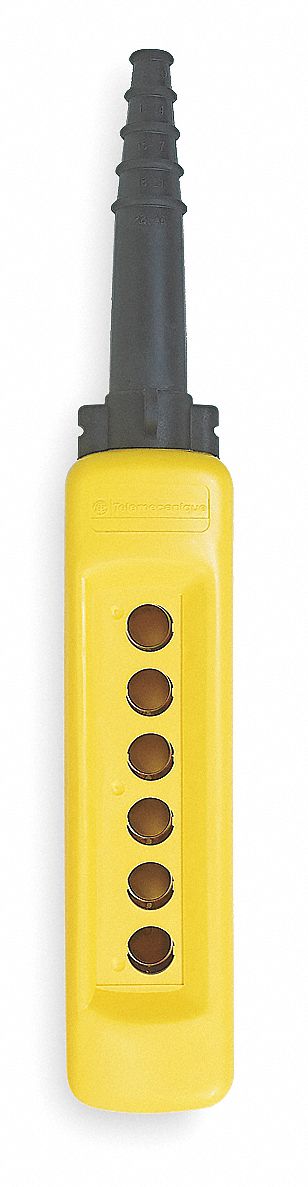 Pendant Enclosure 22mm 6 Holes Yellow