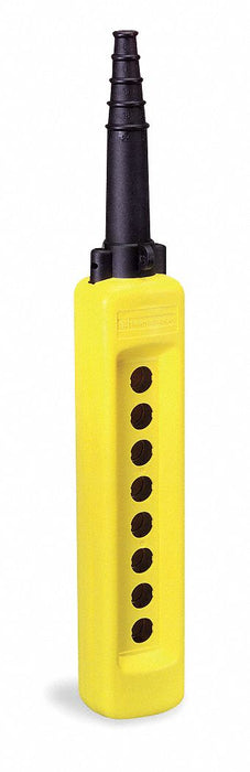 Pendant Enclosure 22mm 8 Holes Yellow