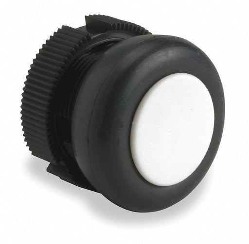 Flush Push Button White Non-Illum 22mm