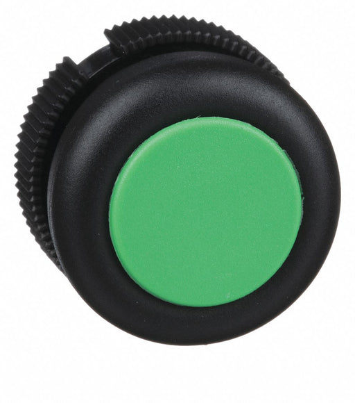 Flush Push Button Green Non-Illum 22mm
