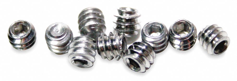 Hex Head Set Screws Acorn SS PK10