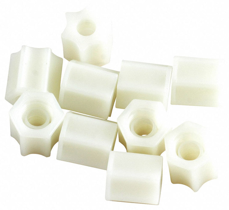 Compression Nuts White PK10