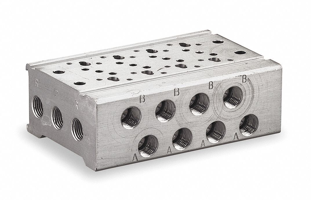 Manifold 3 11/16 in L 2 3/8 in W