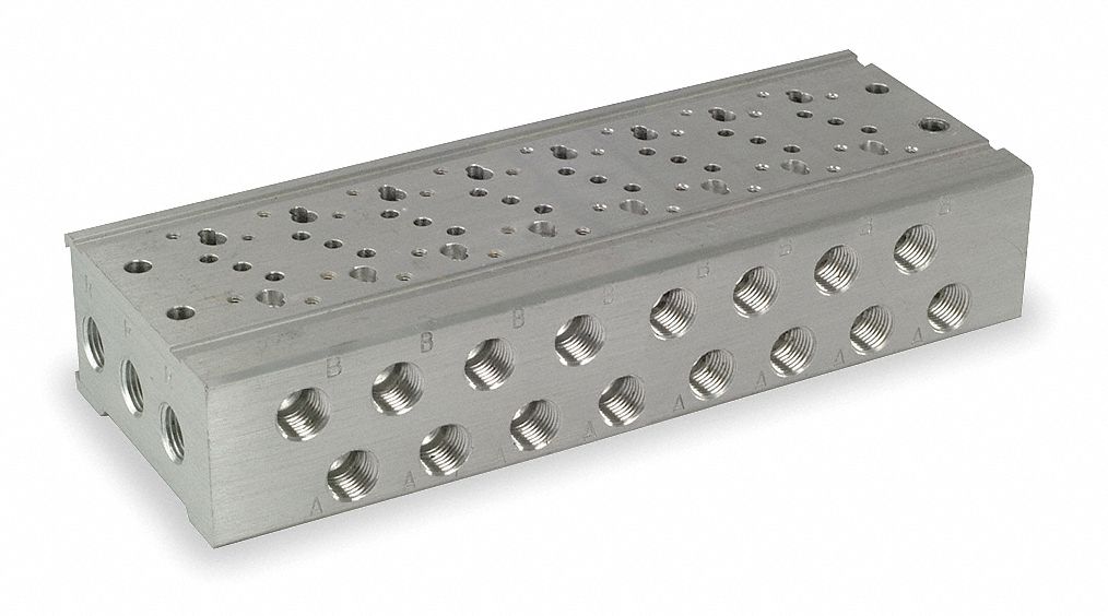 Manifold 6 5/16 in L 2 3/8 in W