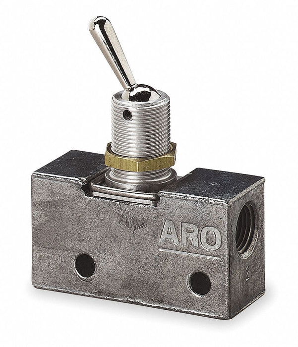 Manual Air Control Valve Toggle Gray