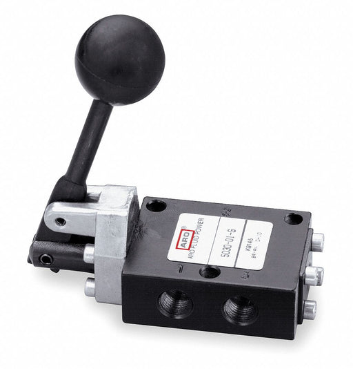 Manual Air Control Valve Lever Black