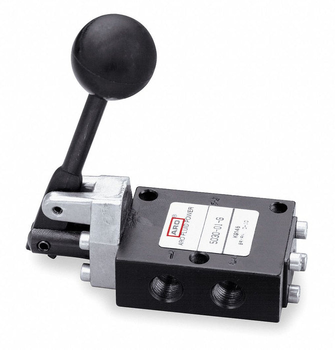 Manual Air Control Valve Lever Black