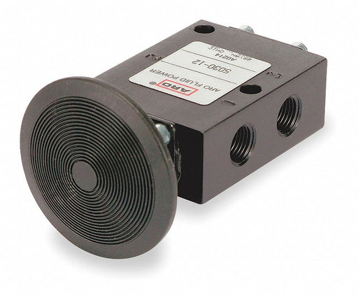 Manual Air Control Valve Button Black