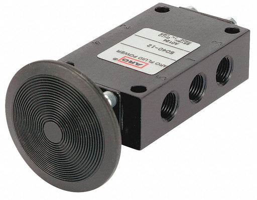 Manual Air Control Valve Button Black