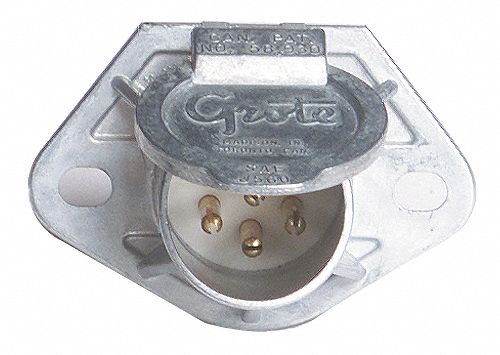 Trailer Receptacle Gray