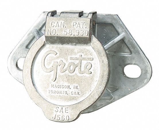 Trailer Receptacle Gray