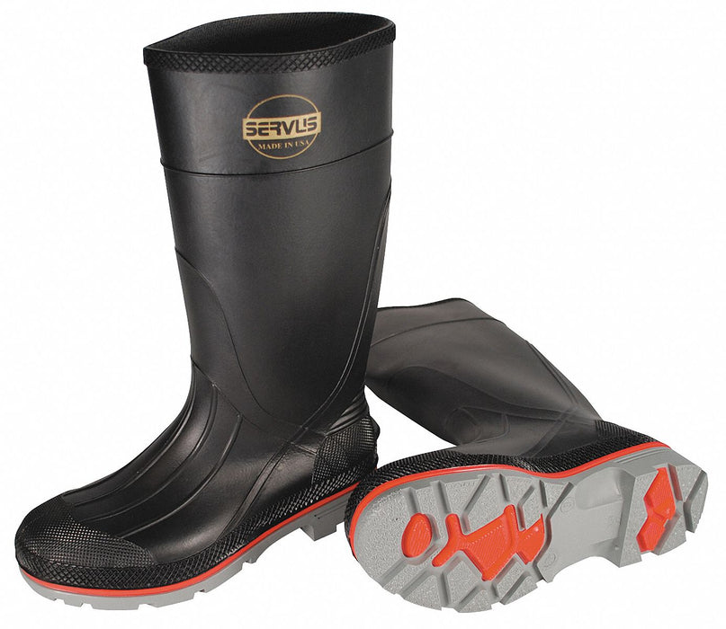 D0344 Rubber Boot Men s 12 Knee Black PR